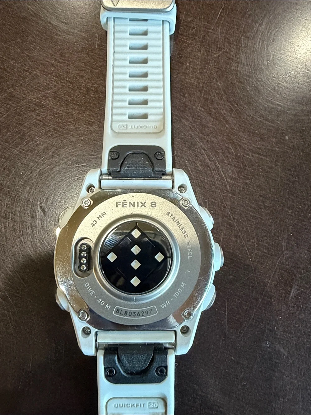 garmin Fenix 8 Smartwatch - White